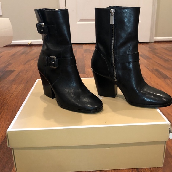 Ashton Mid Calf Dress Booties - Picture 4 of 8